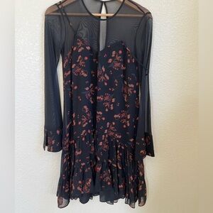 Floral swing dress